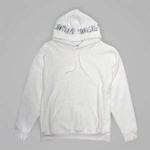 Men's FUCKING AWESOME Logo PO White Hoodie